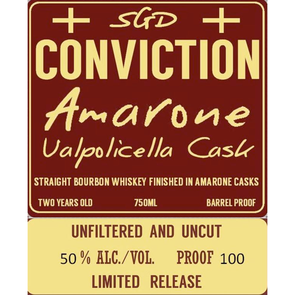 Southern Grace Conviction Amarone Valpolicella Cask Finished Bourbon - Goro's Liquor