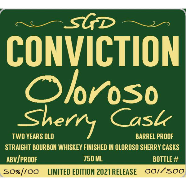 Southern Grace Conviction Oloroso Sherry Cask Finished Bourbon 2021 - Goro's Liquor