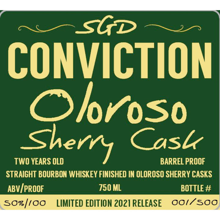 Southern Grace Conviction Oloroso Sherry Cask Finished Bourbon 2021 - Goro's Liquor