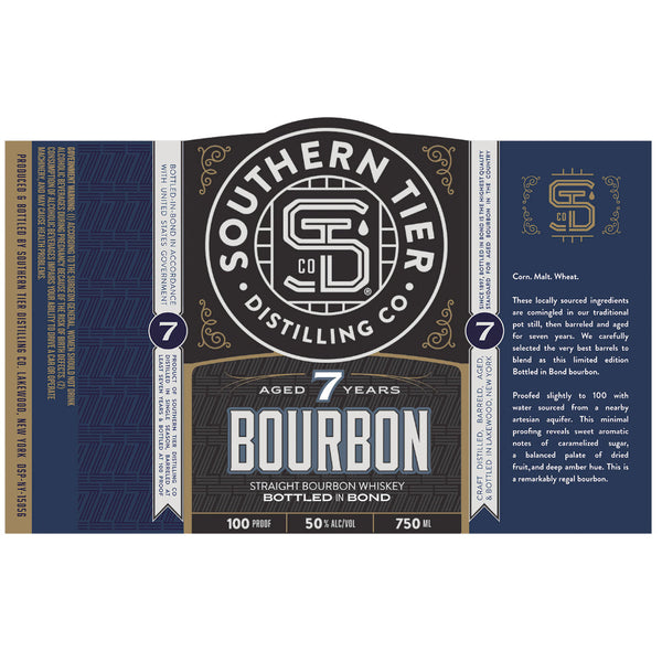 Southern Tier Distilling 7 Year Old Bottled in Bond Straight Bourbon - Goro's Liquor