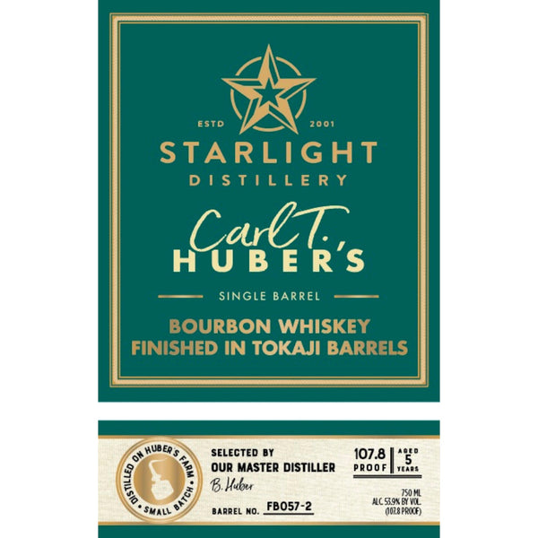 Starlight 5 Year Old Bourbon Finished In Tokaji Barrels - Goro's Liquor