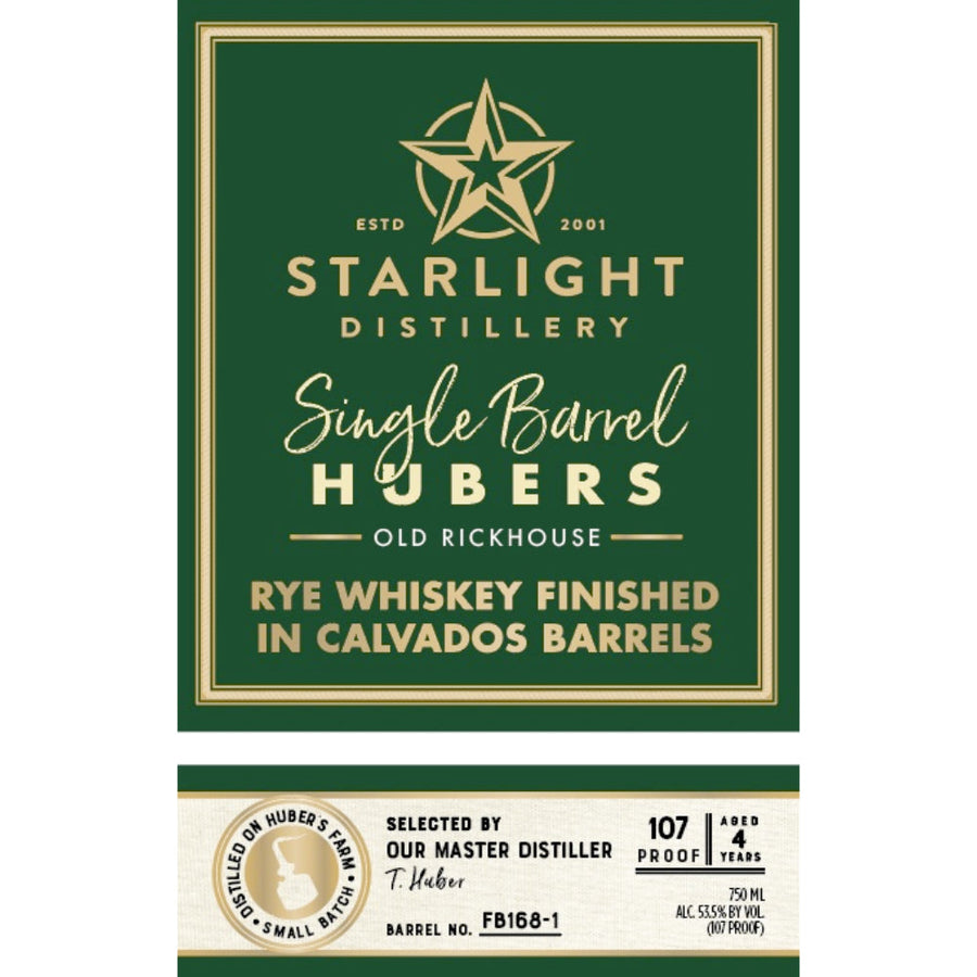 Starlight Old Rickhouse 4 Year Old Rye Finished In Calvados Barrels - Goro's Liquor