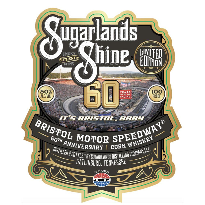 Sugarlands Bristol Motor Speedway 60th Anniversary Edition Corn Whiskey - Goro's Liquor