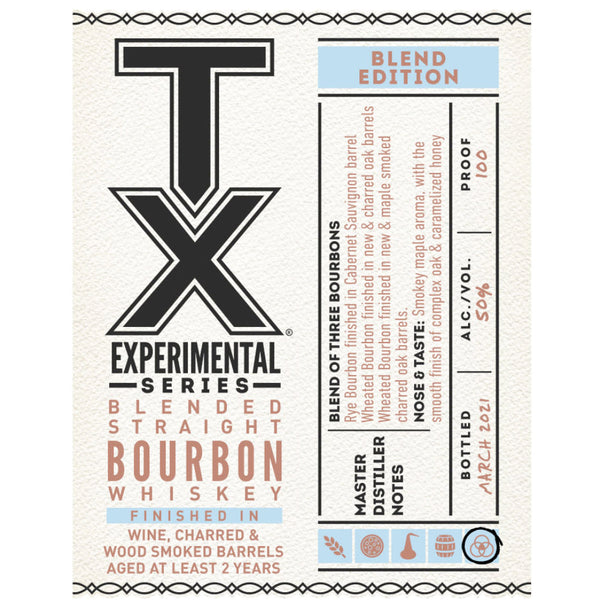 TX Experimental Series Blended Straight Bourbon - Goro's Liquor