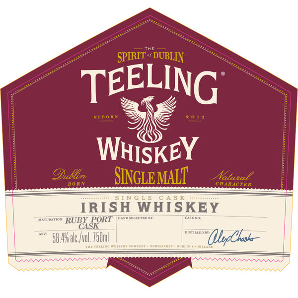 Teeling Single Malt Irish Whiskey Ruby Port Cask - Goro's Liquor