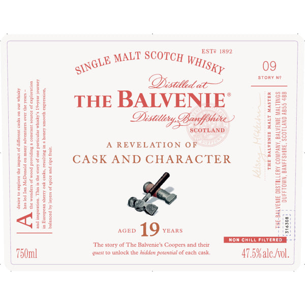 The Balvenie A Revelation of Cask and Character 19 Year Old - Goro's Liquor