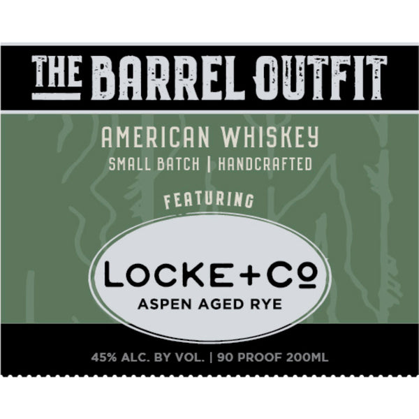 The Barrel Outfit American Whiskey: Locke & Co. Aspen Rye - Goro's Liquor