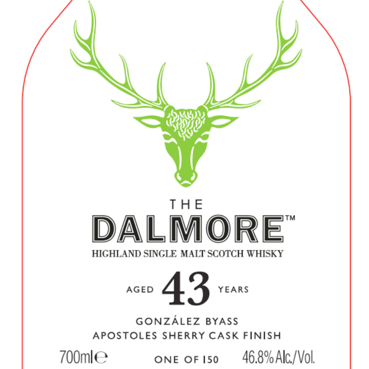 The Dalmore 43 Year Old González Byass Apostoles Sherry Cask Finish - Goro's Liquor