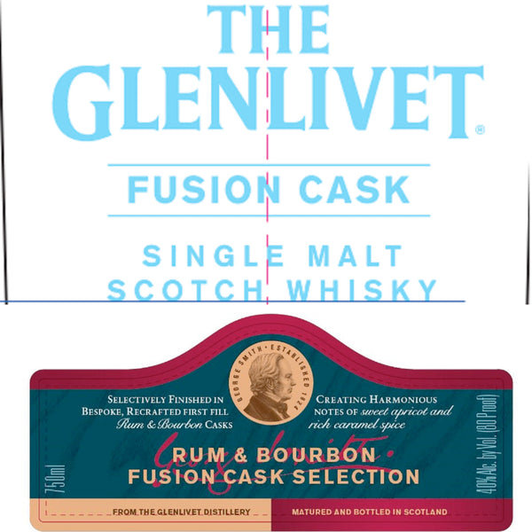 The Glenlivet Rum & Bourbon Fusion Cask Selection - Goro's Liquor