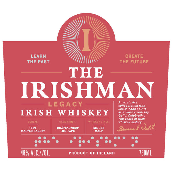 The Irishman Legacy Irish Whiskey - Goro's Liquor