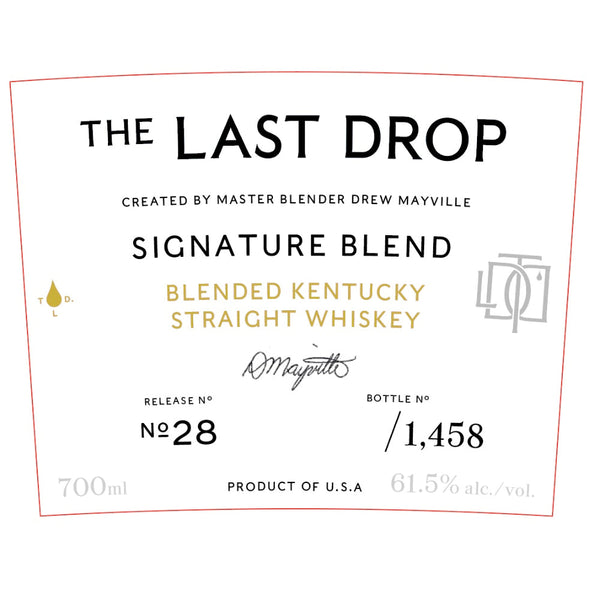 The Last Drop Signature Blend Blended Kentucky Straight Whiskey - Goro's Liquor