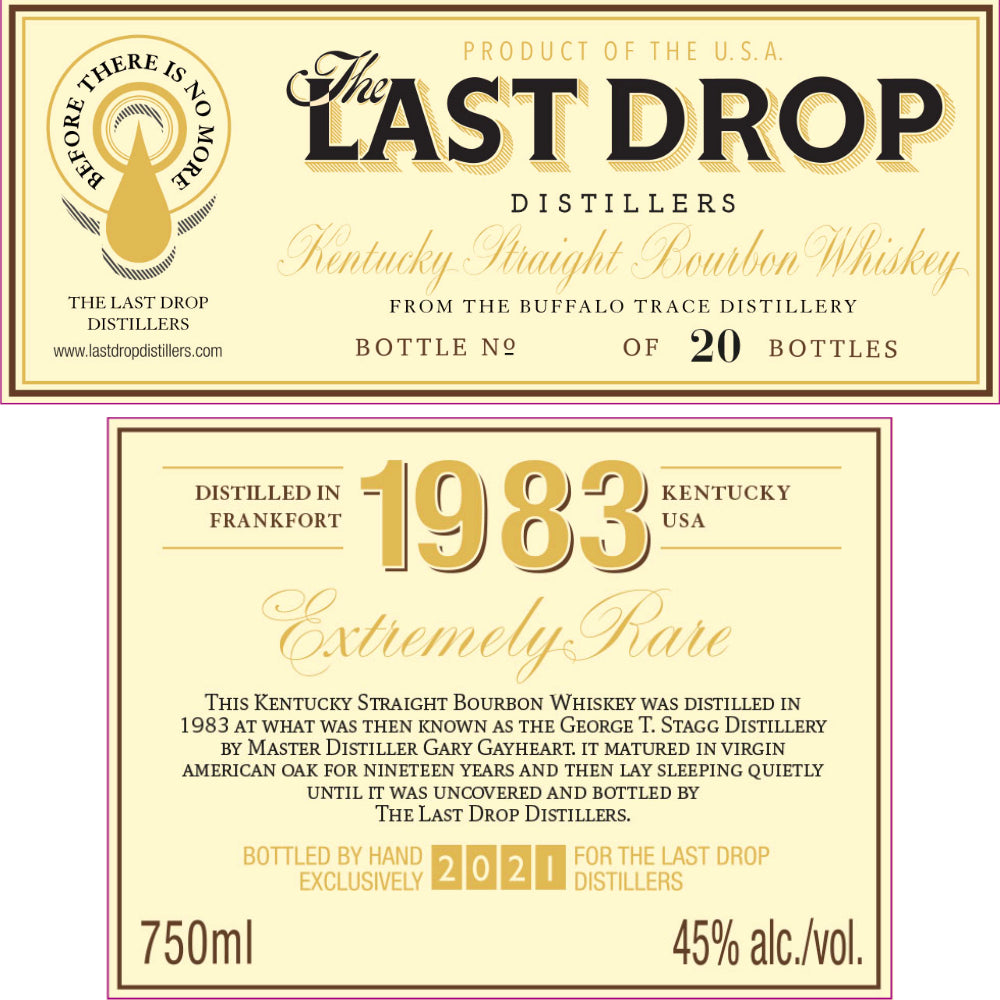 The Last Drop XXIV 1983 Buffalo Trace - Goro's Liquor