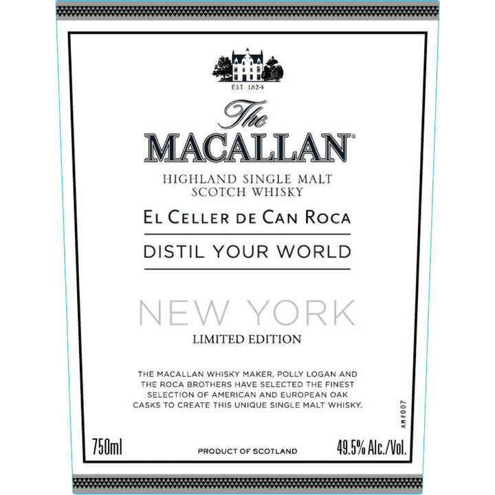 The Macallan Distil Your World New York Edition - Goro's Liquor