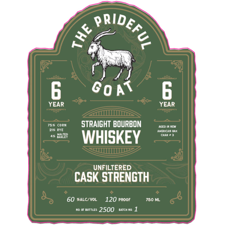 The Prideful Goat 6 Year Old Cask Strength Bourbon Batch 1 - Goro's Liquor