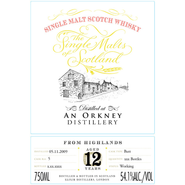 The Single Malts of Scotland An Orkney Distillery 12 Year Old 2009 - Goro's Liquor