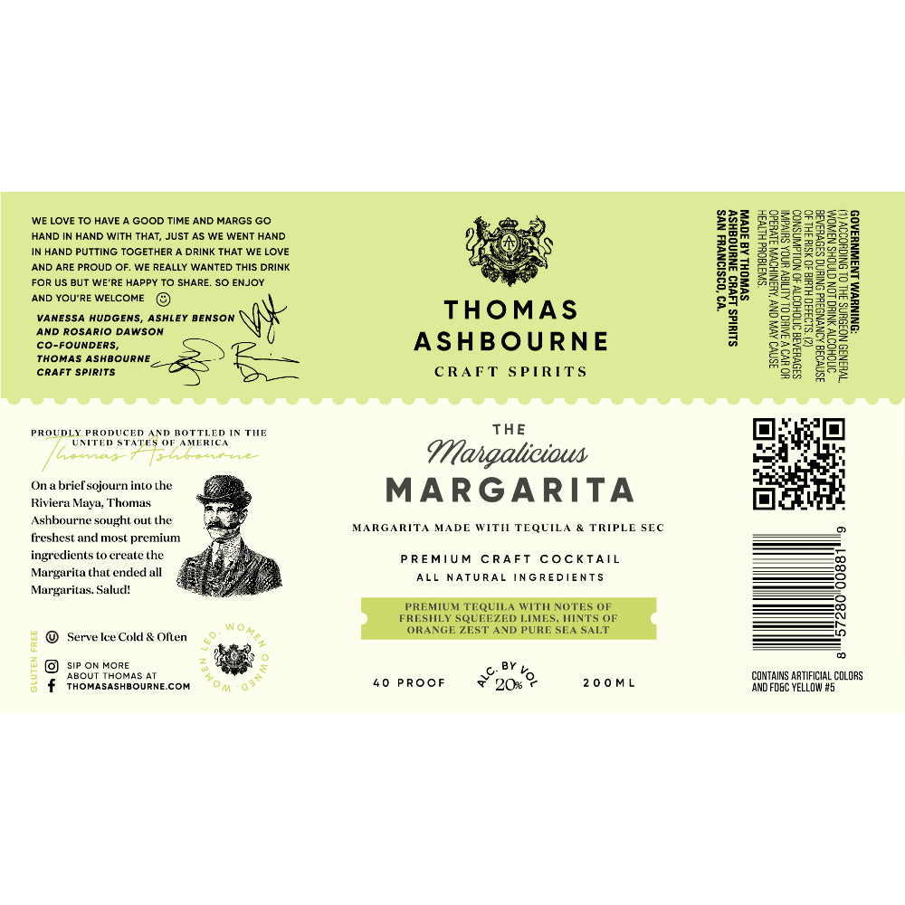 Thomas Ashbourne The Margalicious Margarita by Vanessa Hudgens - Goro's Liquor