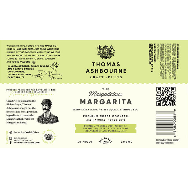 Thomas Ashbourne The Margalicious Margarita by Vanessa Hudgens - Goro's Liquor