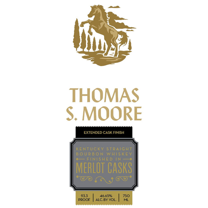 Thomas S. Moore Merlot Cask Finished Bourbon - Goro's Liquor