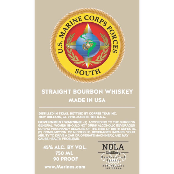 U.S. Marine Corps Forces South Straight Bourbon - Goro's Liquor