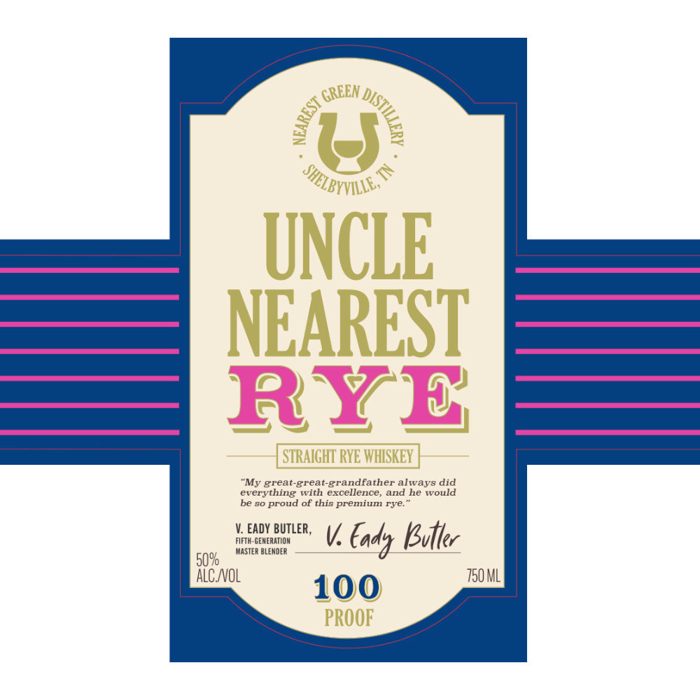 Uncle Nearest Straight Rye 100 Proof - Goro's Liquor