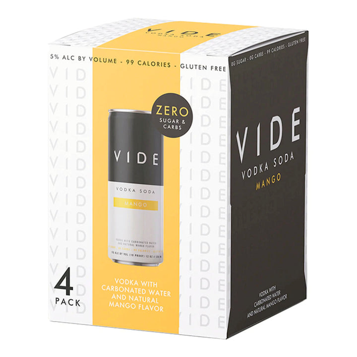 VIDE Mango Vodka Soda 4PK - Goro's Liquor