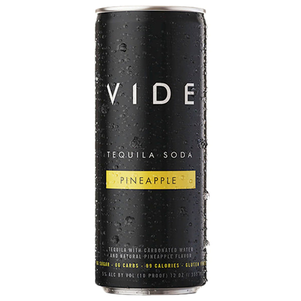 VIDE Pineapple Tequila Soda 4PK - Goro's Liquor