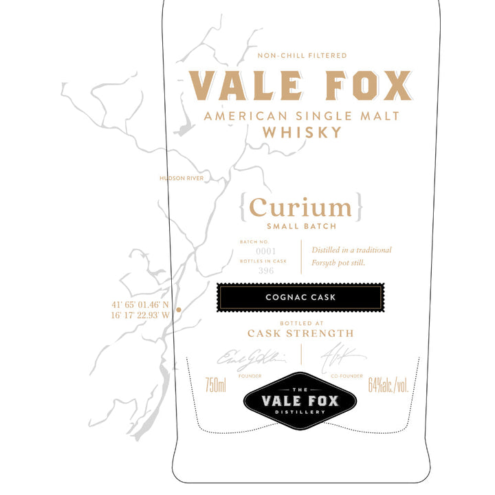 Vale Fox Curium American Single Malt Whisky Cognac Cask - Goro's Liquor