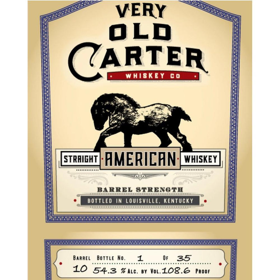 Very Old Carter 27 Year Old Straight American Whiskey - Goro's Liquor