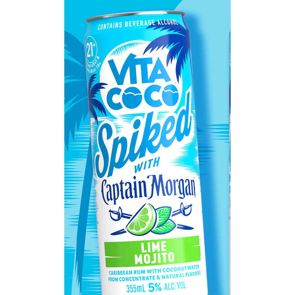 Vita Coco Spiked With Captain Morgan Lime Mojito - Goro's Liquor