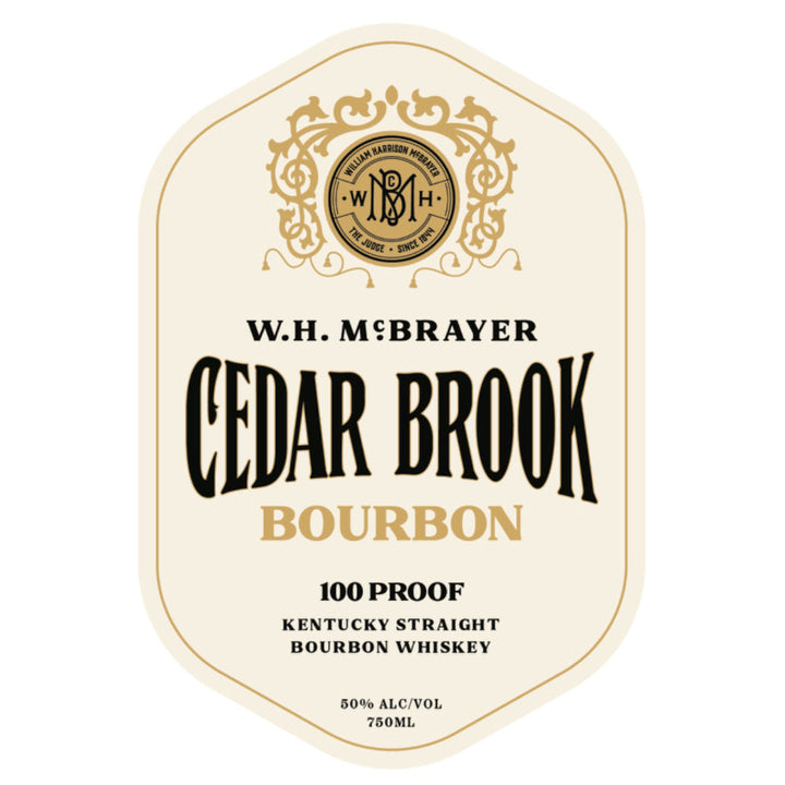 W.H. McBrayer Cedar Brook Kentucky Straight Bourbon - Goro's Liquor