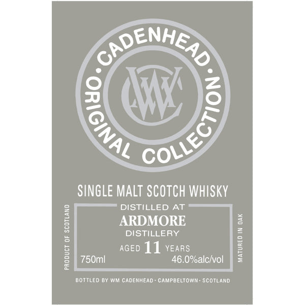 WM Cadenhead Original Collection 11 Year Old Ardmore Distillery - Goro's Liquor