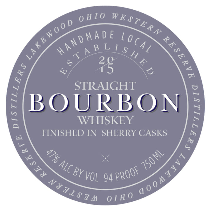 Western Reserve Bourbon Finished in Sherry Casks - Goro's Liquor