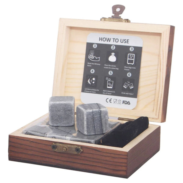 Whiskey Stones Gift Set Pack of 9 - Goro's Liquor