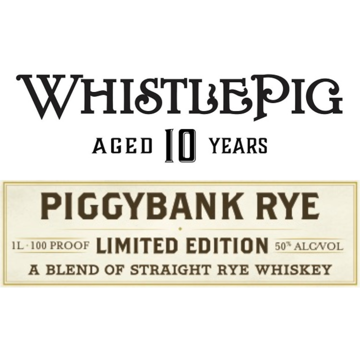 WhistlePig PiggyBank 10 Year Old Rye - Goro's Liquor