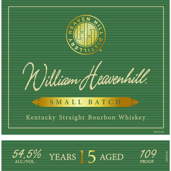 William Heavenhill Small Batch 15 Year Old Bourbon - Goro's Liquor