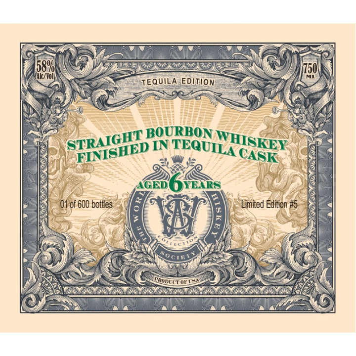 World Whiskey Society Classic Collection Bourbon Finished In Tequila Casks - Goro's Liquor