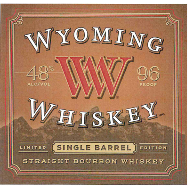 Wyoming Whiskey 5 Year Old Single Barrel Bourbon - Goro's Liquor