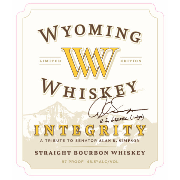 Wyoming Whiskey Integrity Straight Bourbon - Goro's Liquor