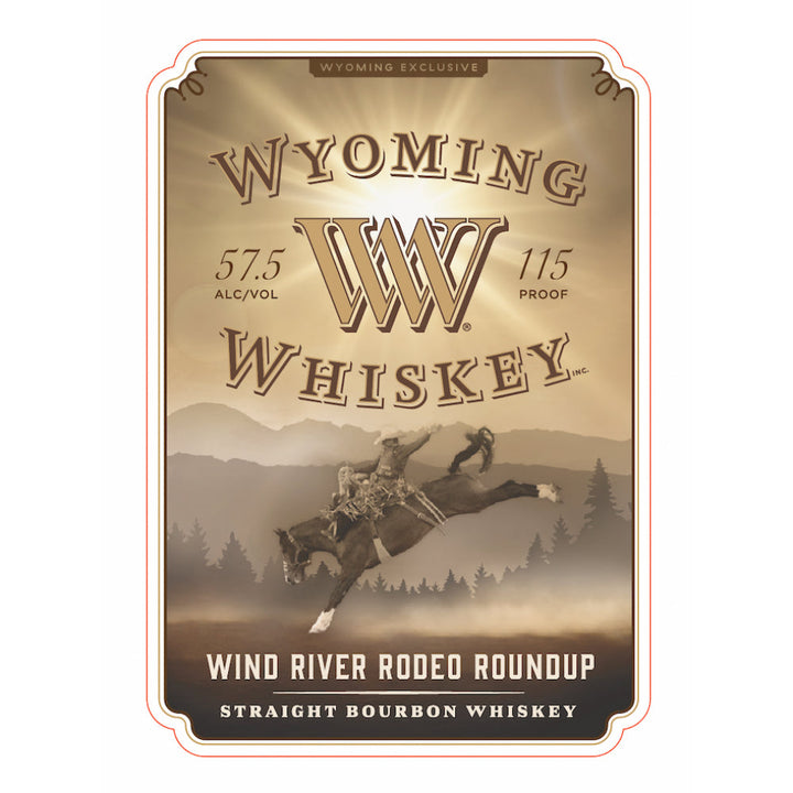 Wyoming Wind River Rodeo Roundup Straight Bourbon - Goro's Liquor