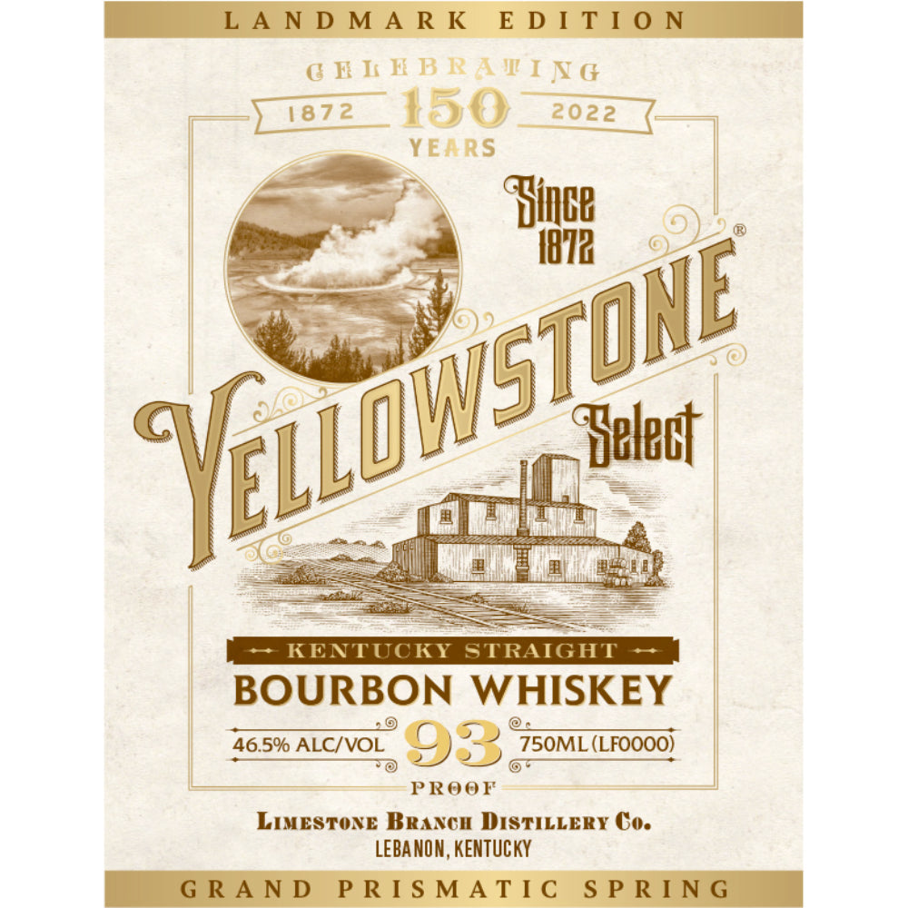 Yellowstone Select Landmark Edition Bourbon Grand Prismatic Spring - Goro's Liquor