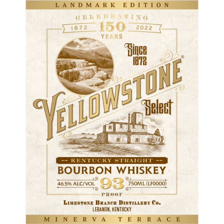 Yellowstone Select Landmark Edition Bourbon Minerva Terrace - Goro's Liquor