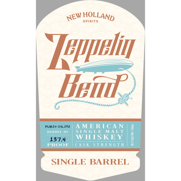 Zeppelin Bend Single Barrel Cask Strength American Single Malt - Goro's Liquor