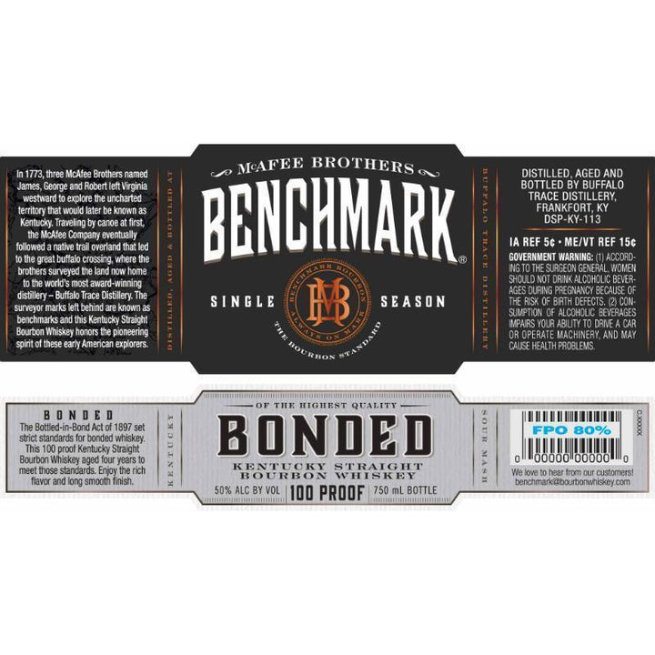 Buy Benchmark Bonded online from the best online liquor store in the USA.