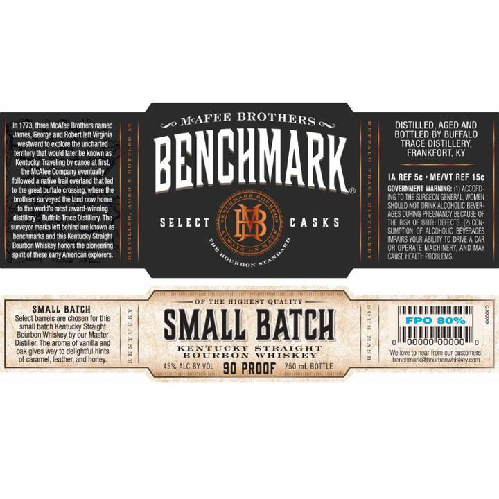 Buy Benchmark Small Batch online from the best online liquor store in the USA.