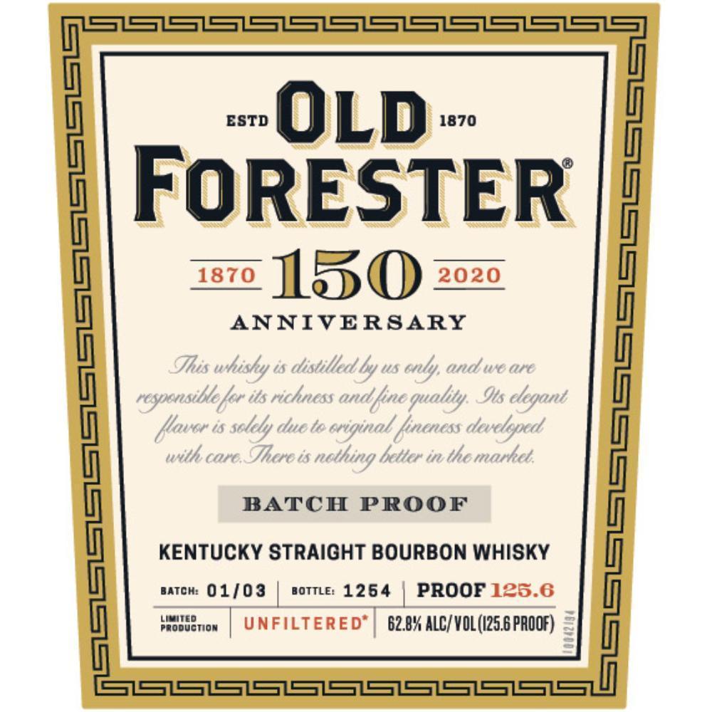 Buy Old Forester 150th Anniversary online from the best online liquor store in the USA.