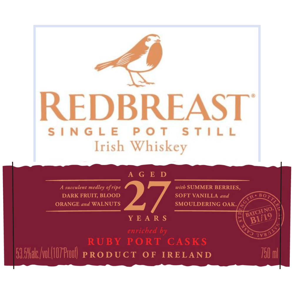 Buy Redbreast 27 Year Old Ruby Port Casks online from the best online liquor store in the USA.