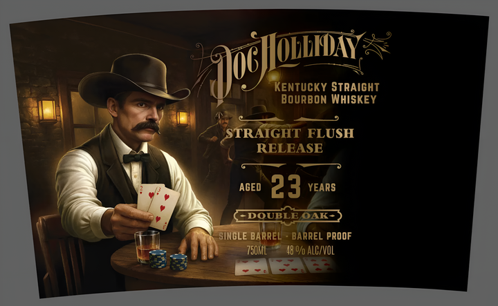 Doc Holliday 23 Year Kentucky Straight Bourbon – Buffalo Trace-Distilled Stocks (PRE-ORDER)
