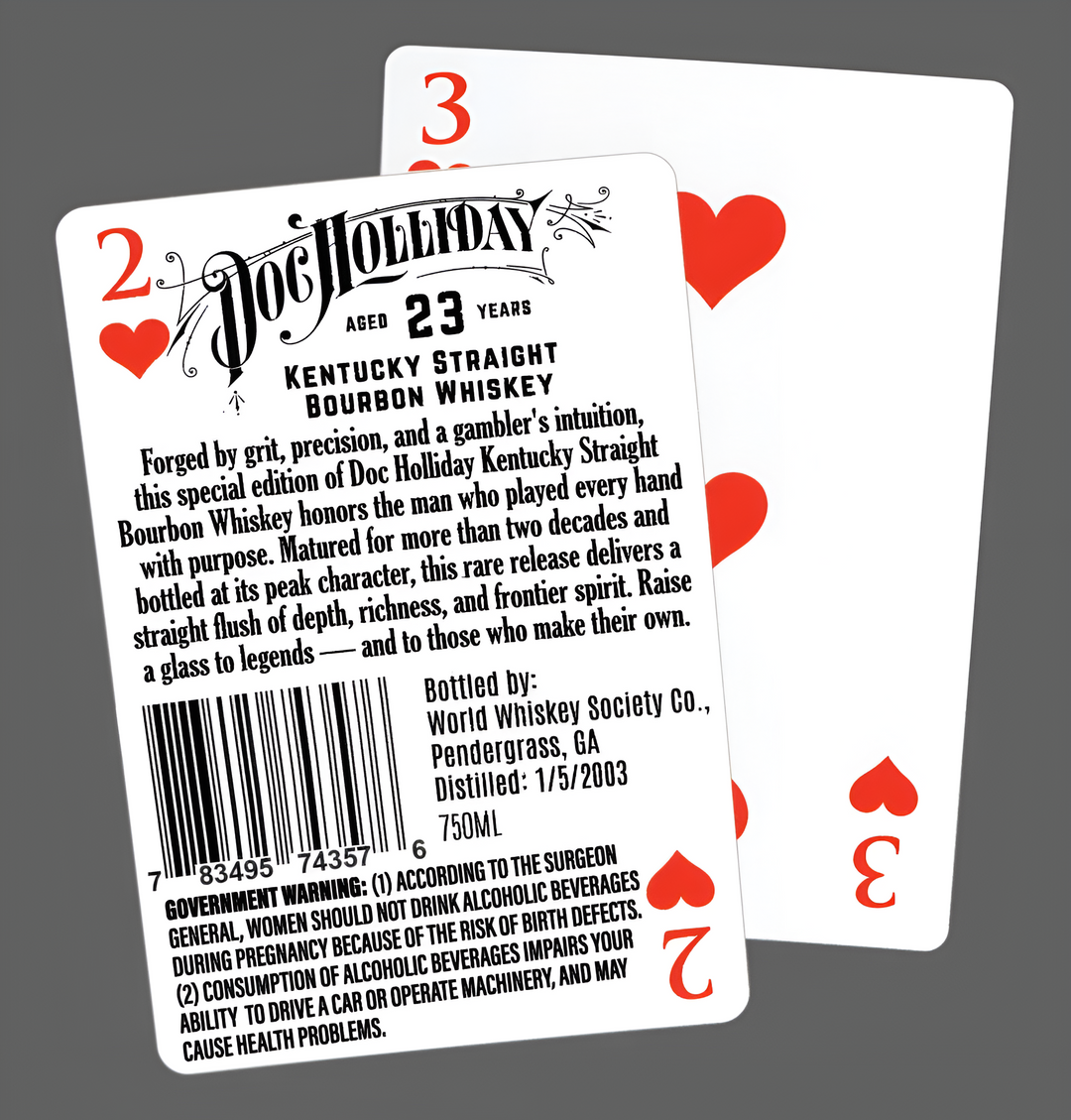 Doc Holliday 23 Year Kentucky Straight Bourbon – Buffalo Trace-Distilled Stocks (PRE-ORDER)