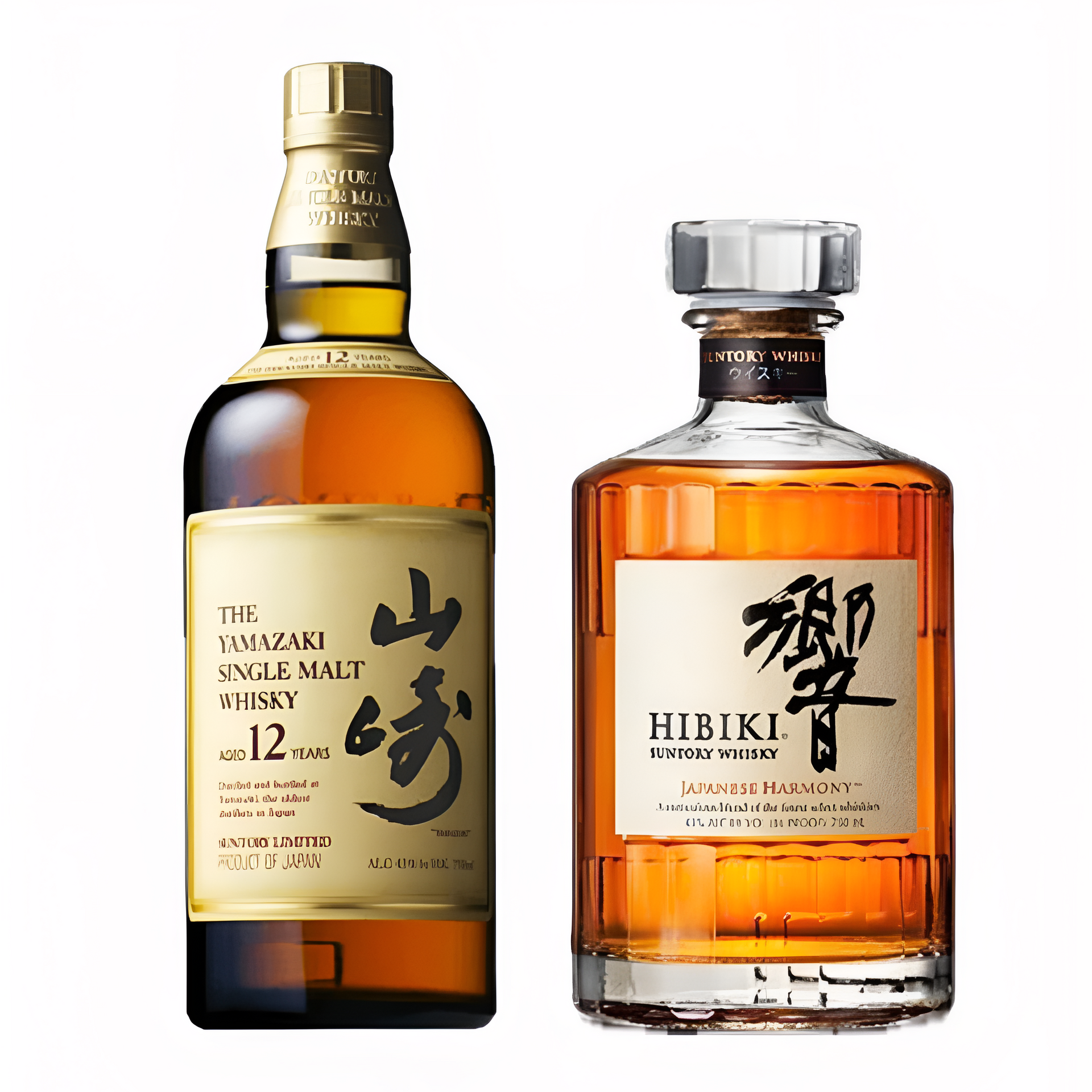 Yamazaki Single Malt 12 Year & Hibiki Japanese Harmony Suntory