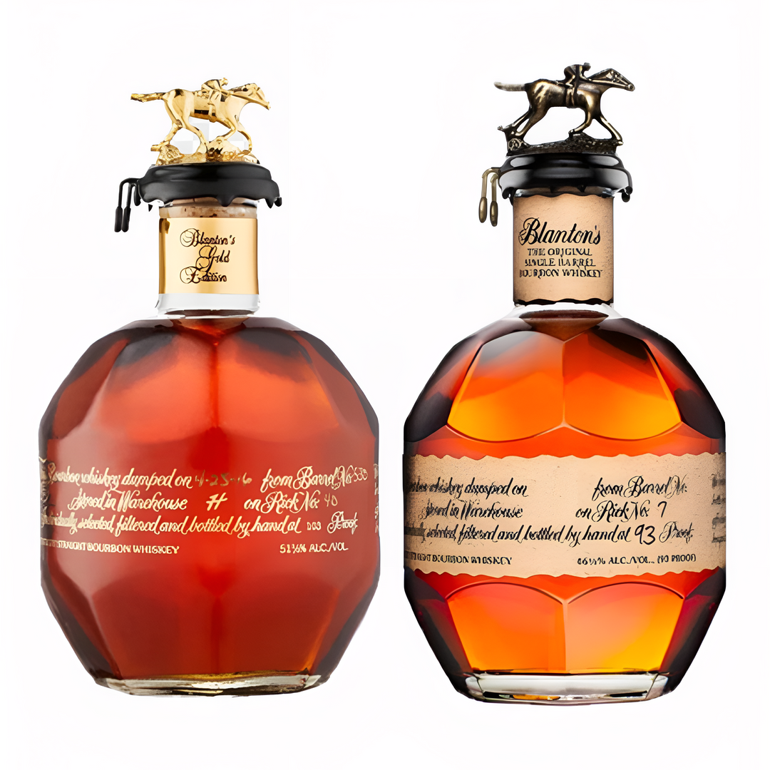 Blanton's Original Single Barrel Bourbon Whiskey & Blanton's Gold Edition 700ml Bundle